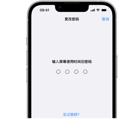 东湖iPhone屏幕维修分享iPhone屏幕使用时间密码忘记了怎么办 