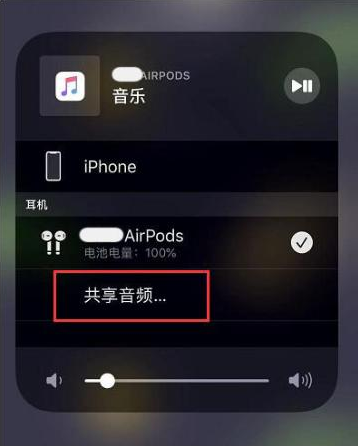 东湖苹果14音频维修点分享iPhone14音频共享设置方法 