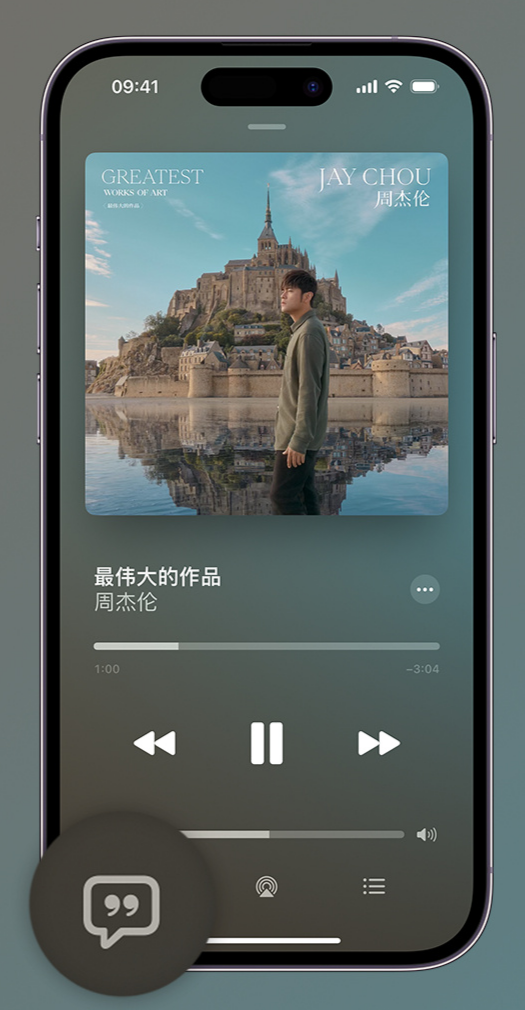 东湖iphone维修分享如何在iPhone上使用Apple Music全新唱歌功能 