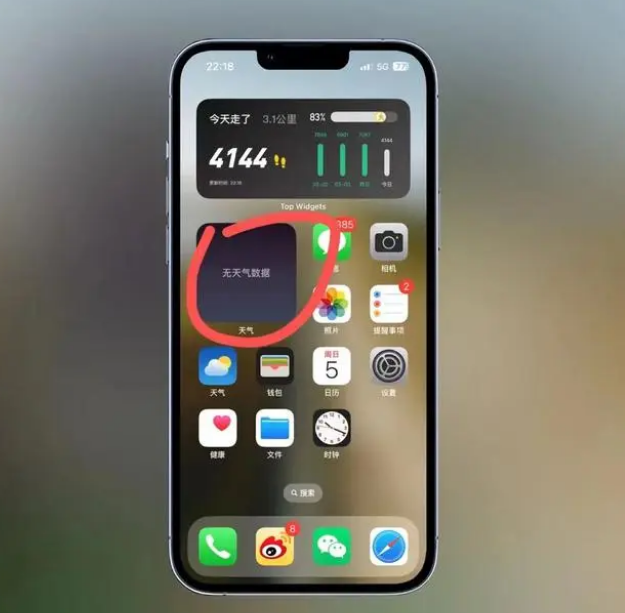 东湖苹果手机维修分享:iOS16主屏幕天气小组件无法正常工作怎么办？ 