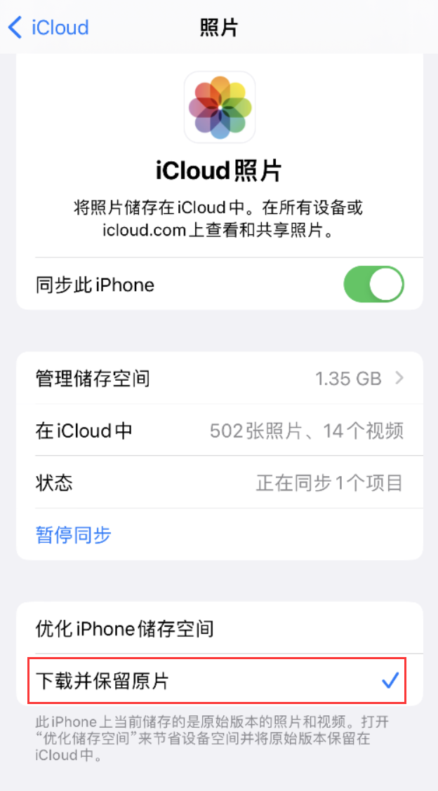 东湖苹果手机维修分享iPhone 无法加载高质量照片怎么办 