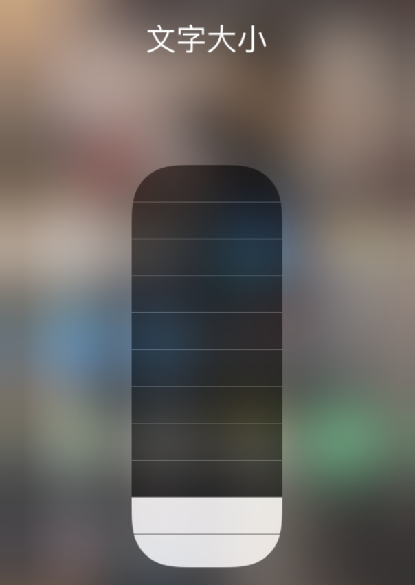 东湖苹果手机维修分享小技巧：在 iPhone 控制中心快速调节字体大小 