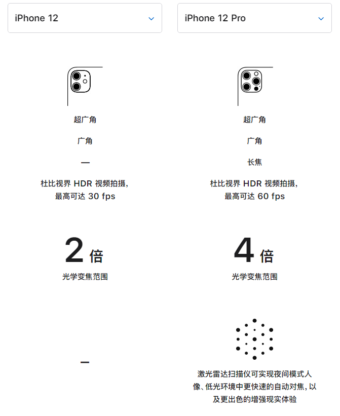 东湖苹果手机维修分享苹果 iPhone 12 与 iPhone 12 Pro 选哪款 